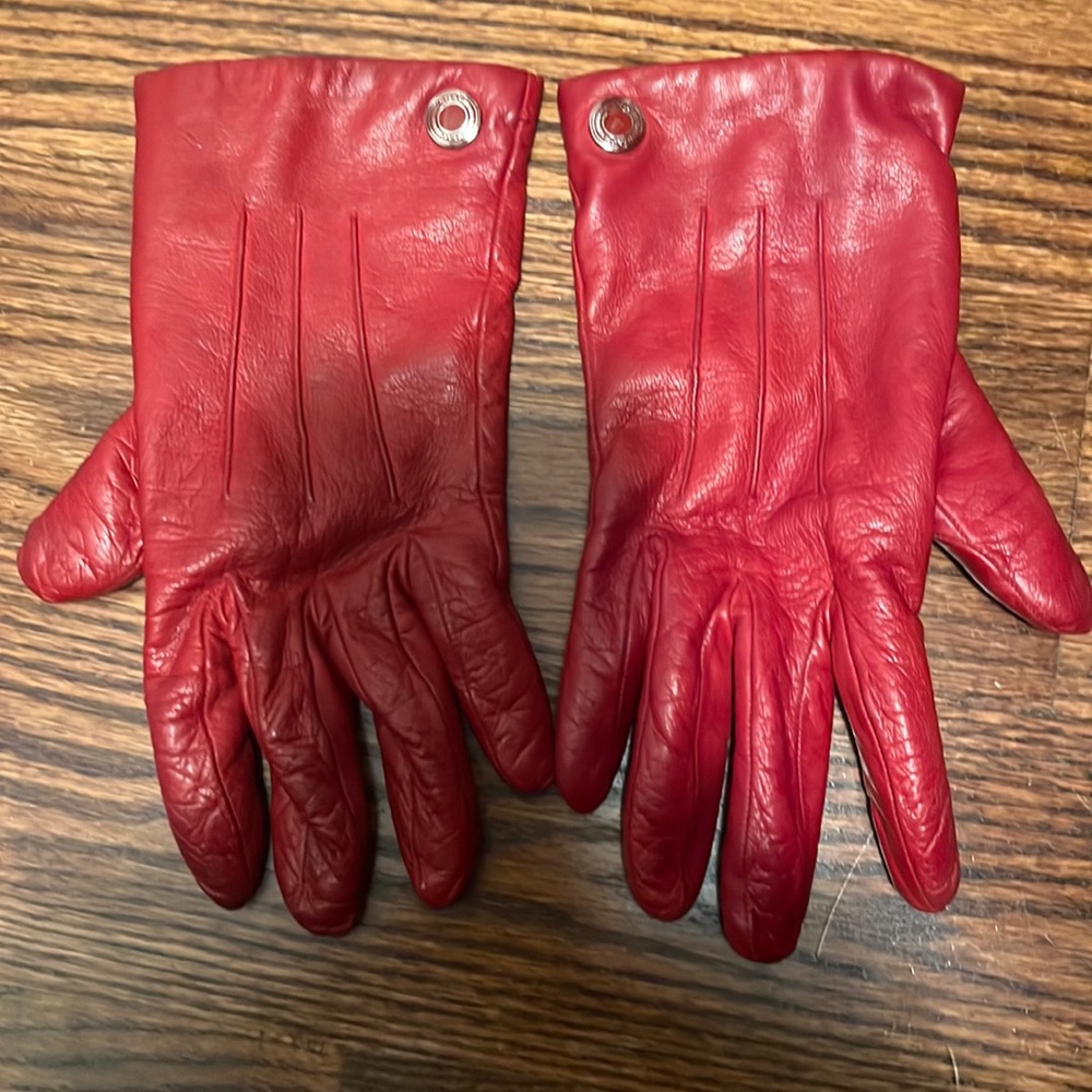 Coach Leather Gloves